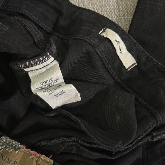 Gently used Black Denim Pants - Picture 4 of 4